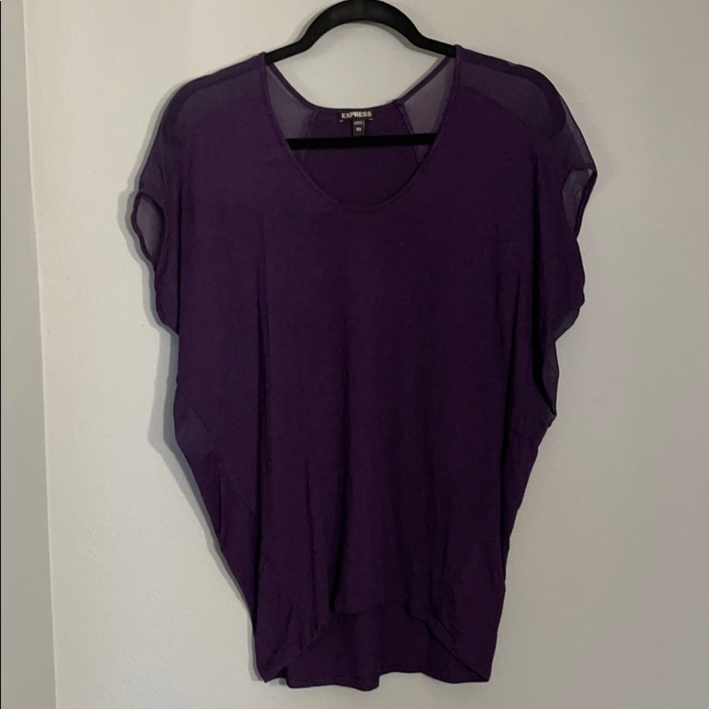 Express Purple Blouse